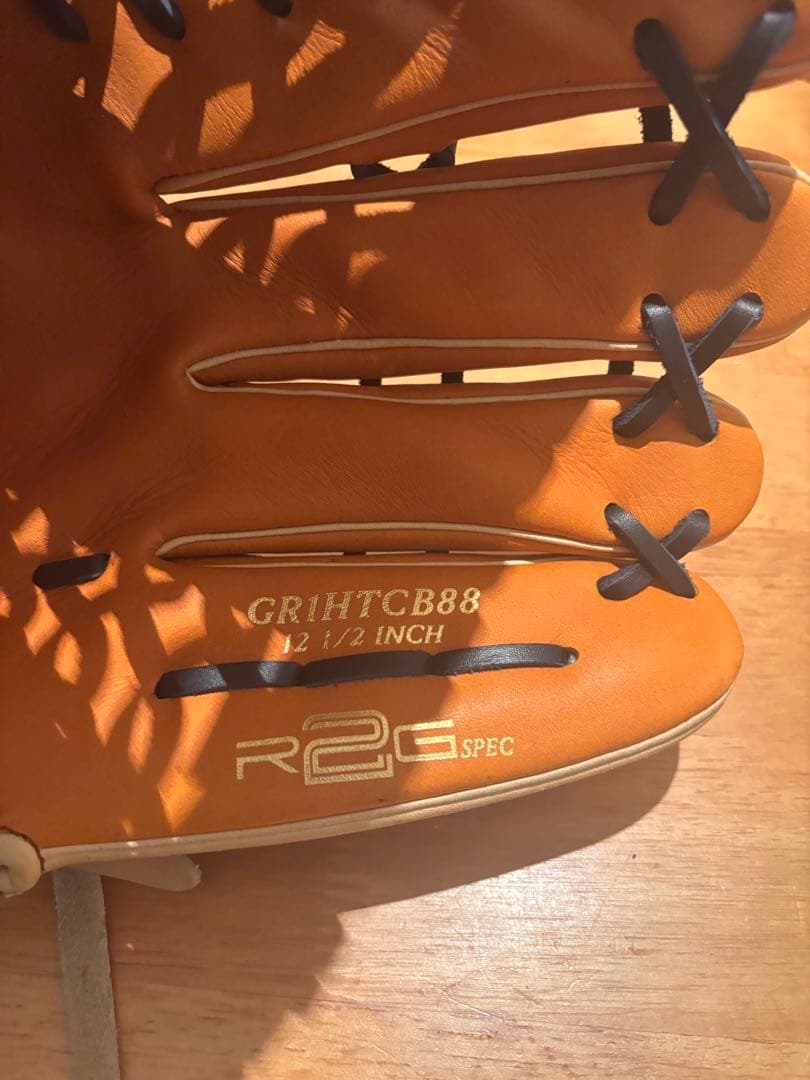 Rawlings 12.5インチ 外野用 軟式グローブ キャメル　右利き用