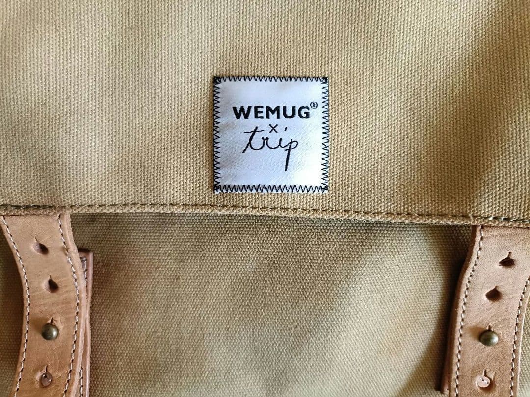 WEMUG帆布サイクルバック ハンドルポーチ ヴィンテージ物 未使用長期保管品