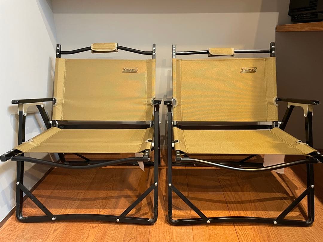 【coleman×URBS】2脚セットコールマンコンパクトフォールディングチェア