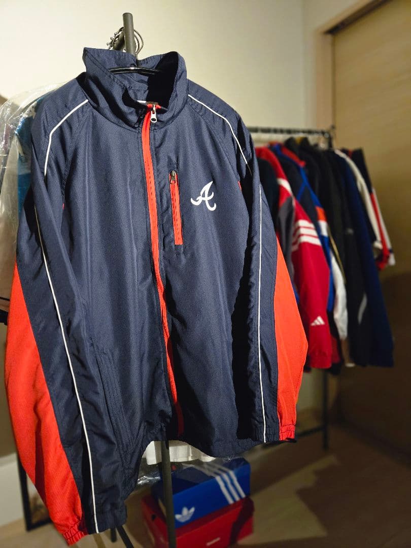 【激レア】00s MLB ブレーブス G-III 公式 ナイロンジャケット
