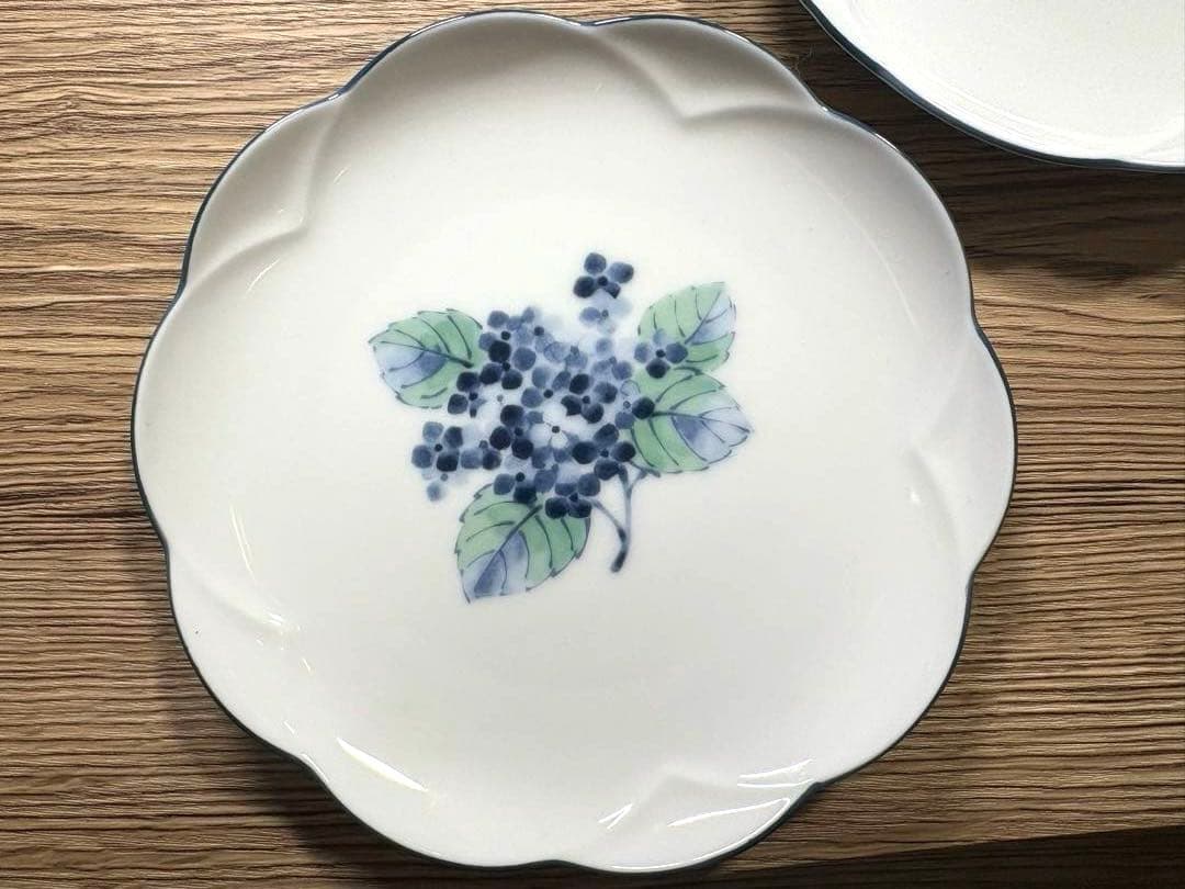 希少 乃りたけ Noritake 和皿 5枚セット 昭和モダン 花絵 廃番