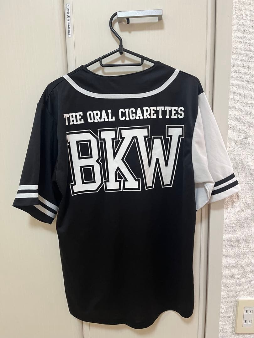 THE ORAL CIGARETTES BKW ベースボールシャツ Sサイズ