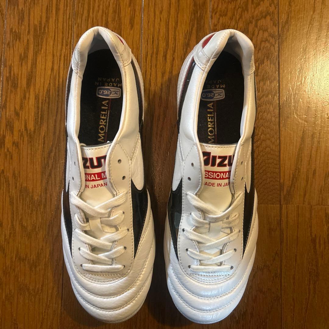 新品未使用　Mizuno Morelia 26cm 袋付き、お手入れセット