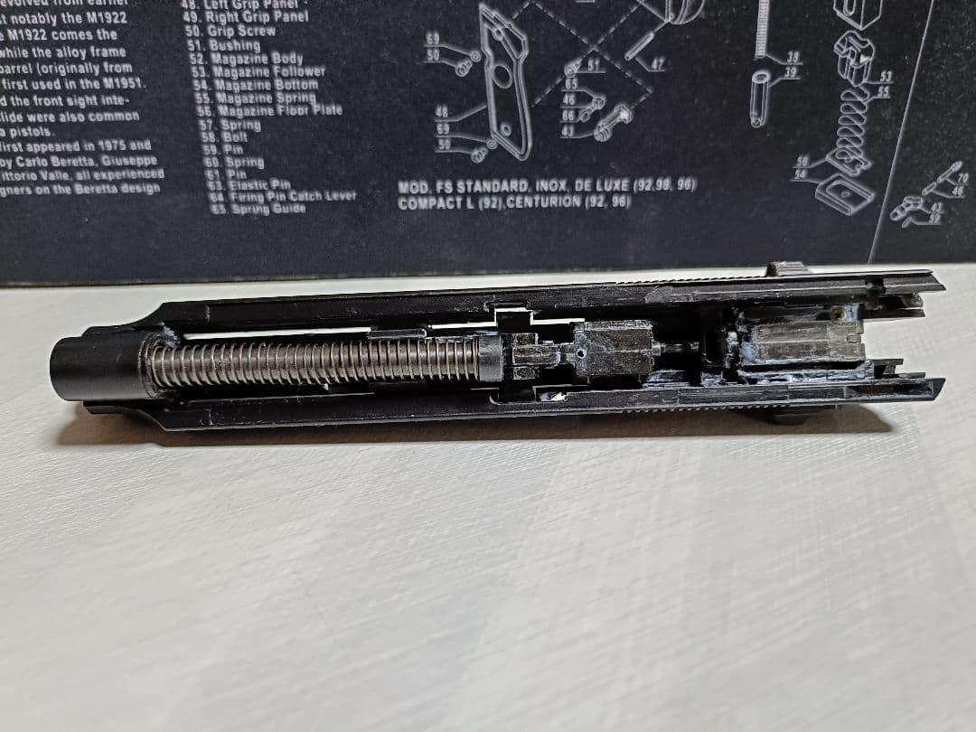 WA　ベレッタ M92F ガスブローバック　ヘビーウェイト　動作品