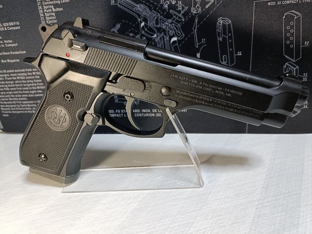 WA　ベレッタ M92F ガスブローバック　ヘビーウェイト　動作品