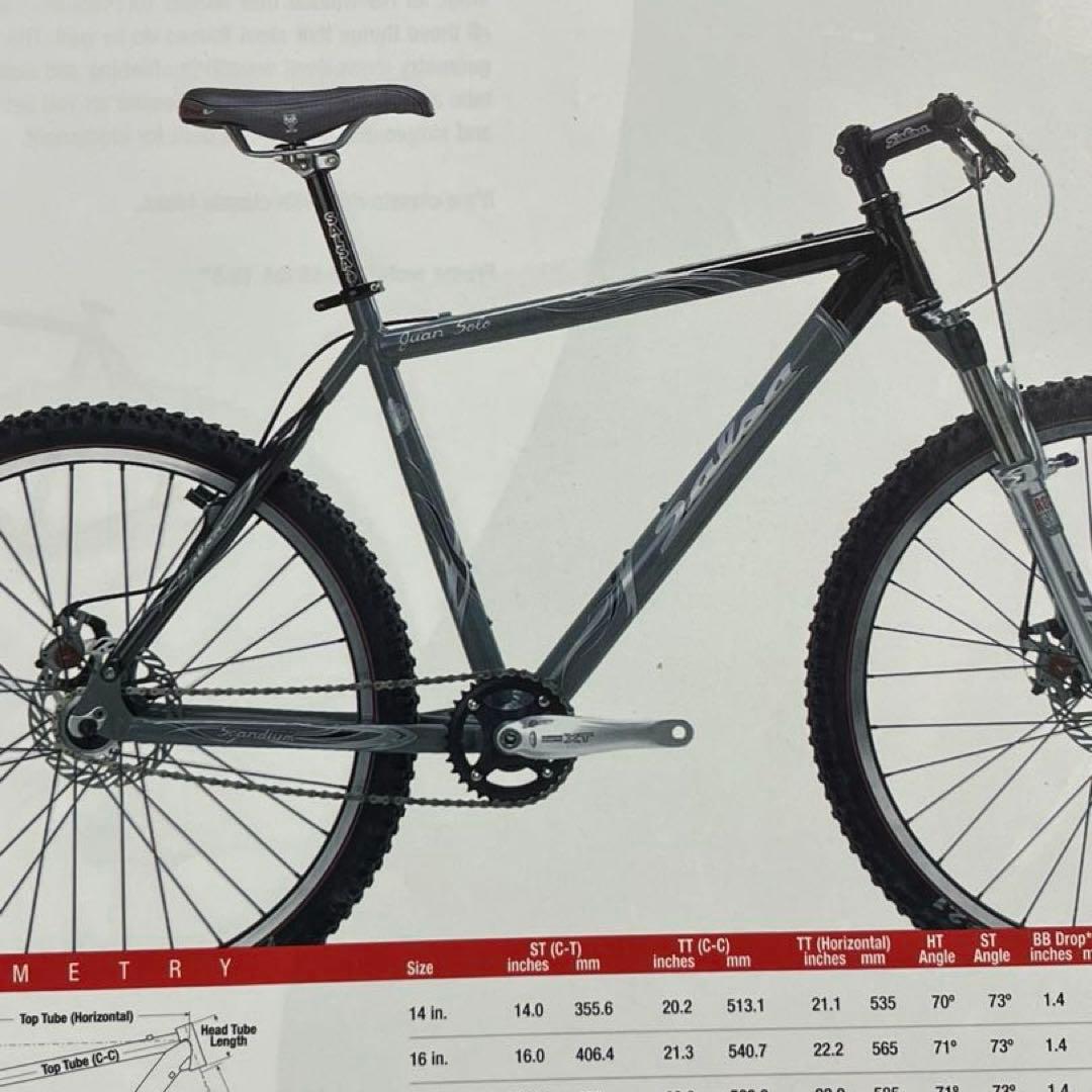 Salsa Jan Solo 26インチシングルスピードMTBフレーム16インチ