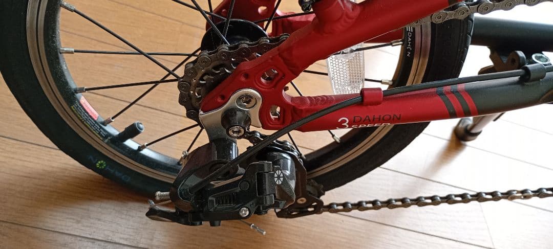 【新品同様】ダホンDAHON K3 14インチ折りたたみ自転車・輪行袋等おまけ有