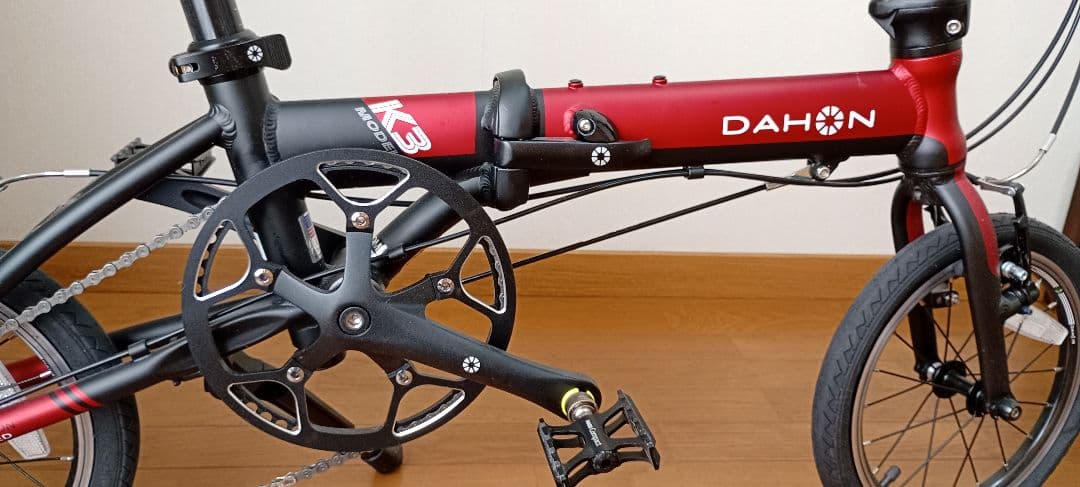 【新品同様】ダホンDAHON K3 14インチ折りたたみ自転車・輪行袋等おまけ有