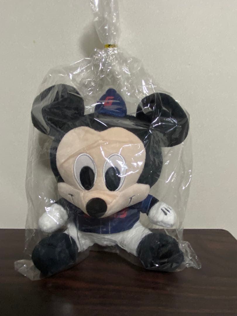 韓国KBO 釜山ロッテジャイアンツ　ミッキーマウスぬいぐるみ