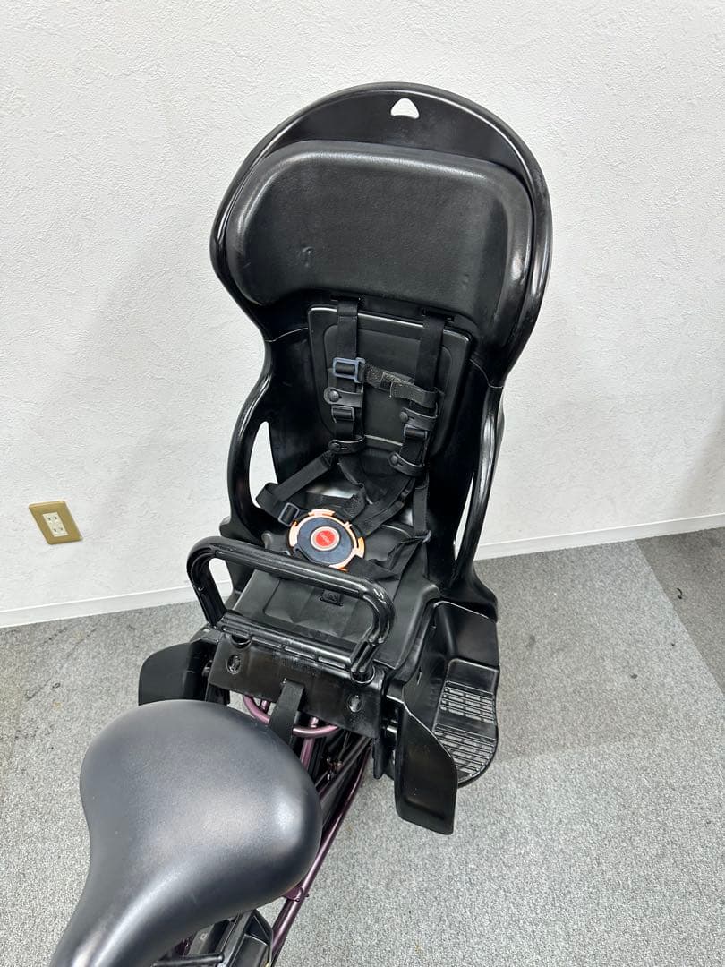 ヤマハパスKISS 子供乗せシート付き電動自転車　大型フロントカゴあり　お買い得