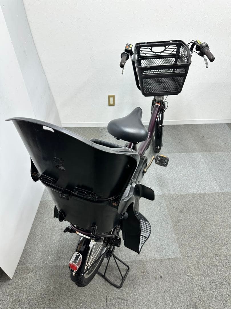 ヤマハパスKISS 子供乗せシート付き電動自転車　大型フロントカゴあり　お買い得