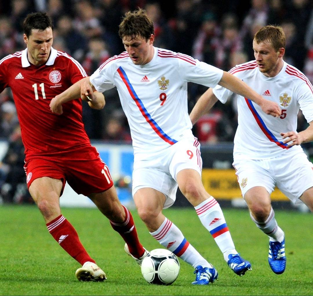 adidas ロシア代表 EURO2012 ホーム ユニフォーム/ゲームシャツM