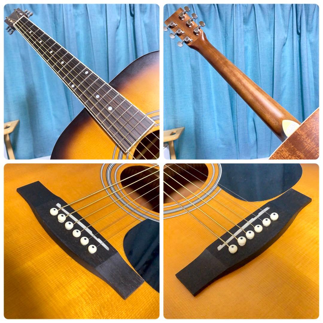 ⑤【牛骨】HONEY BEE！W-15！アコギ！【弾き易く調整☆新品の弦】