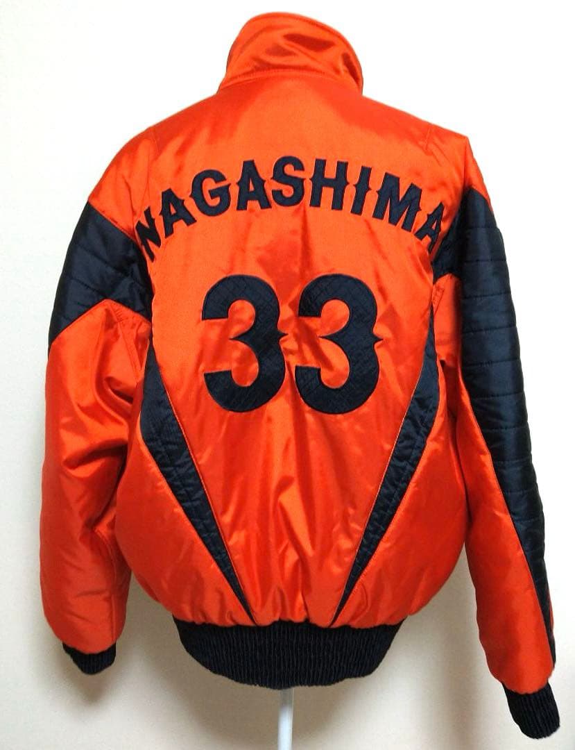 アシックス ジャイアンツ グラウンドコート33 長嶋監督 ジャンパー⭐︎うちわ
