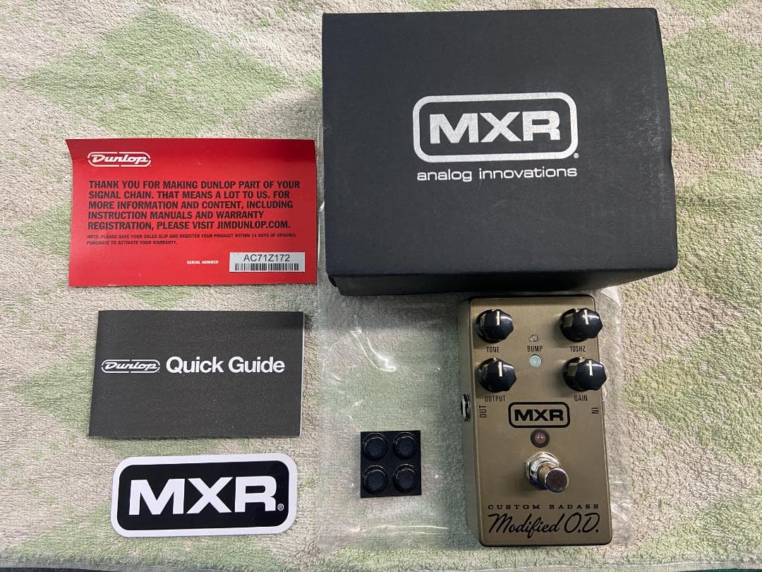 ギター MXR M77 C.BADASS MOD O.D
