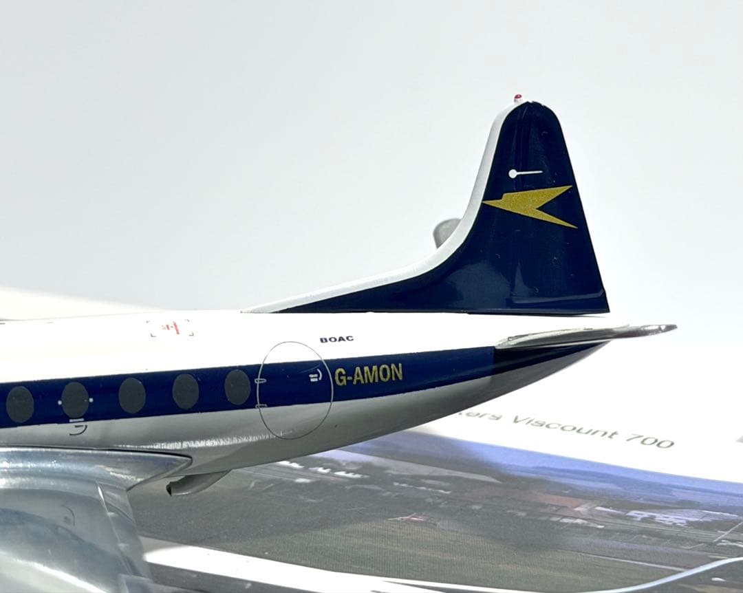 航空機・ヘリコプター herpa 1/200 Vickers Viscount 700 BOAC