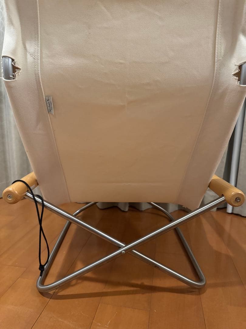 ニーチェアX Nychair X ナチュラル／ホワイト 正規品 折りたたみチェア