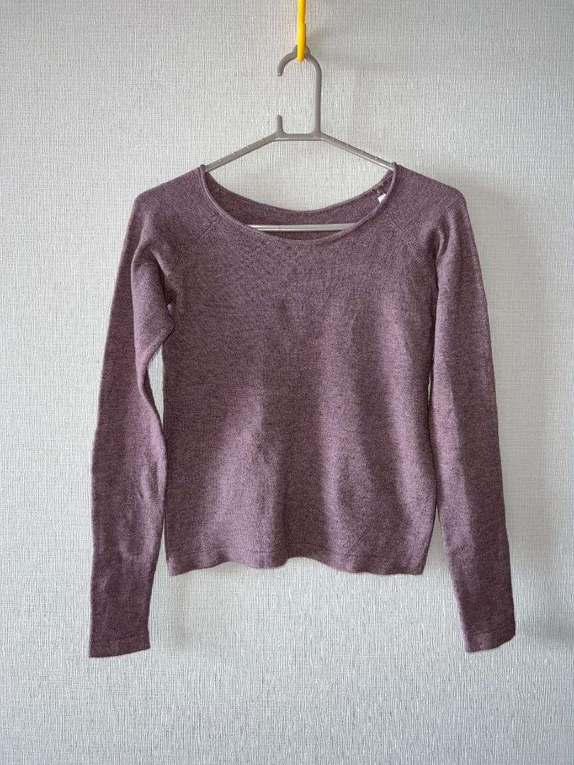 中古Chacottチャコット　バレエ　ニットトップ　M