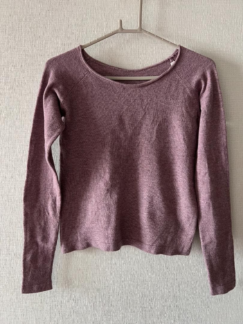 中古Chacottチャコット　バレエ　ニットトップ　M