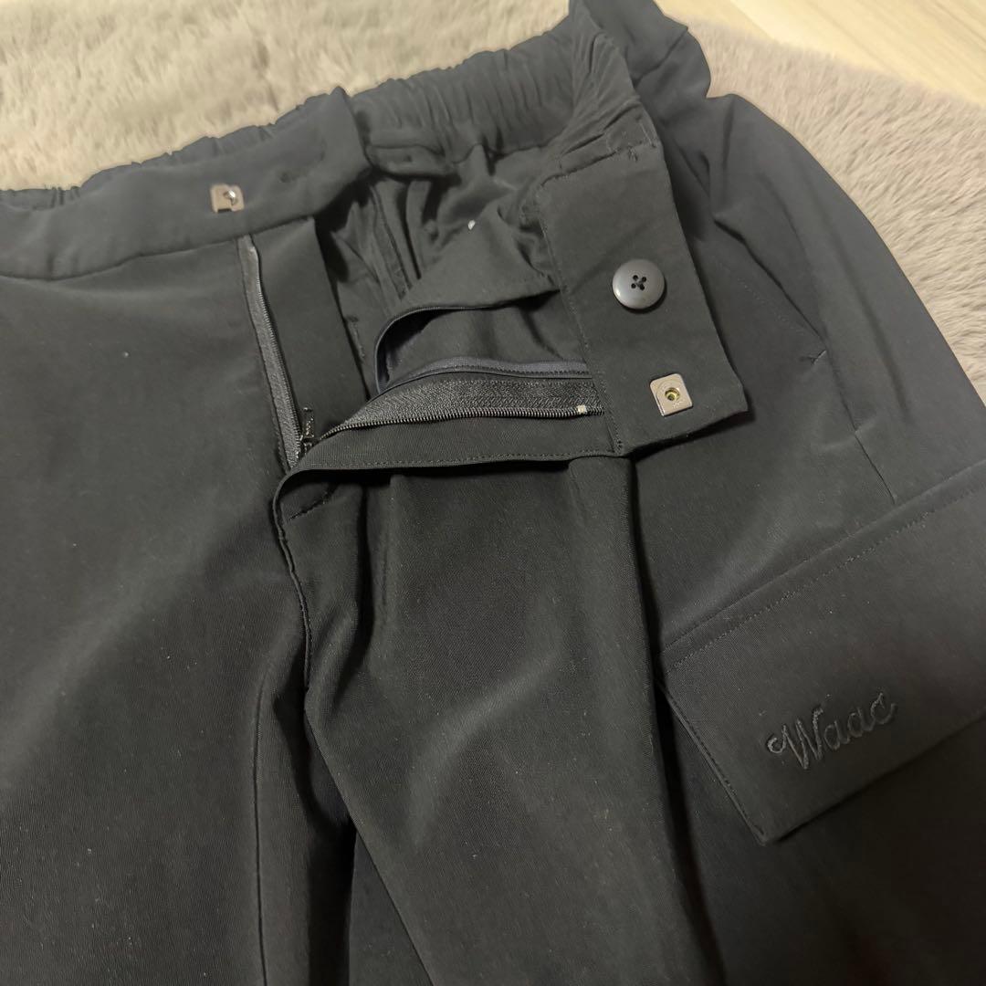 WAACWOMEN ウォーターリペレントジョガー パンツ ブラック
