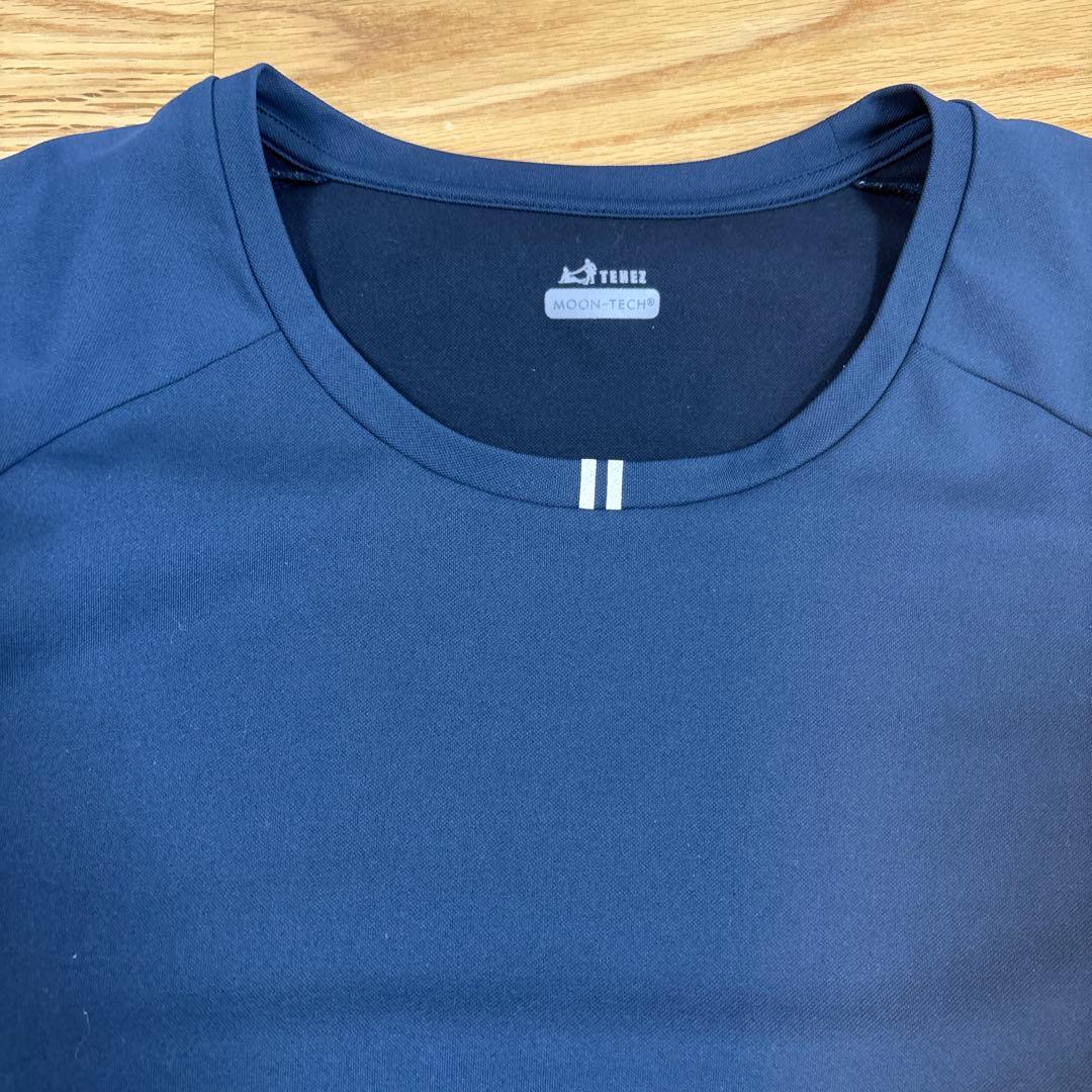 【美品✨】テニス ウエア テネス TENEZ ムーンテック ネイビー XL