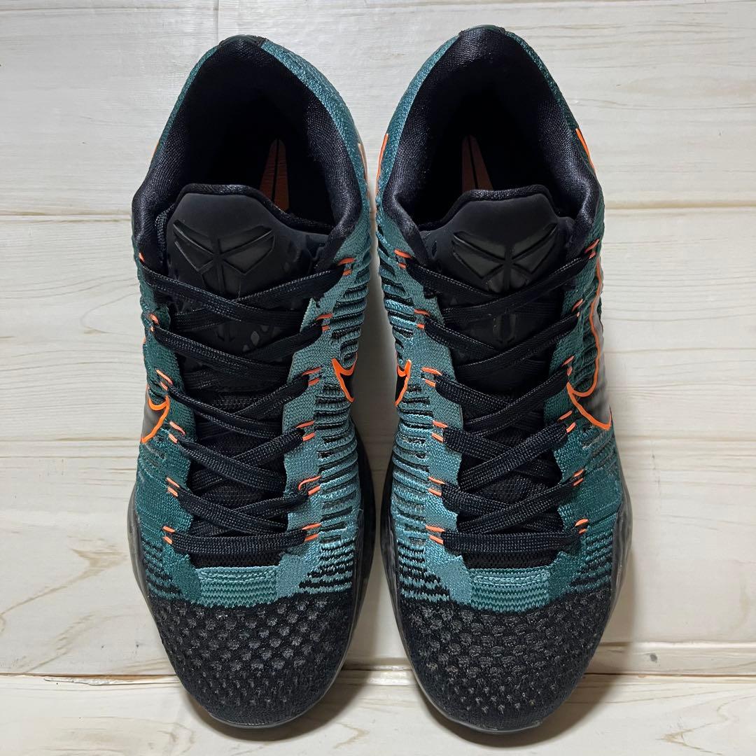 nike KOBE ナイキ コービー 10 エリート 黒×緑系 27.5 美品