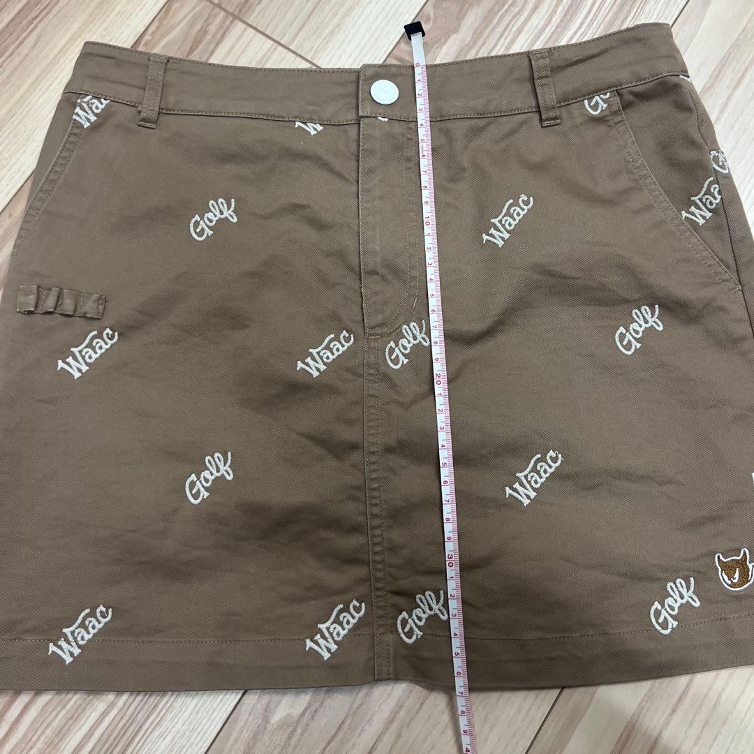 WAAC ワックスカート　WAACロゴ柄スカート　美品