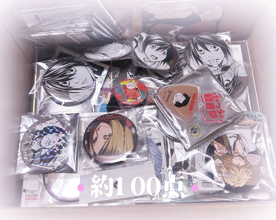 ジャンプ系 アニメグッズ 約100点 銀魂 デスノート ジョジョ 軽音部 など