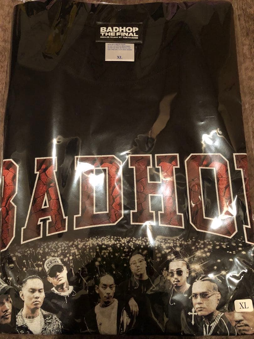 新品未使用　未開封　BADHOP LAST LIVE Tシャツ　XLサイズ