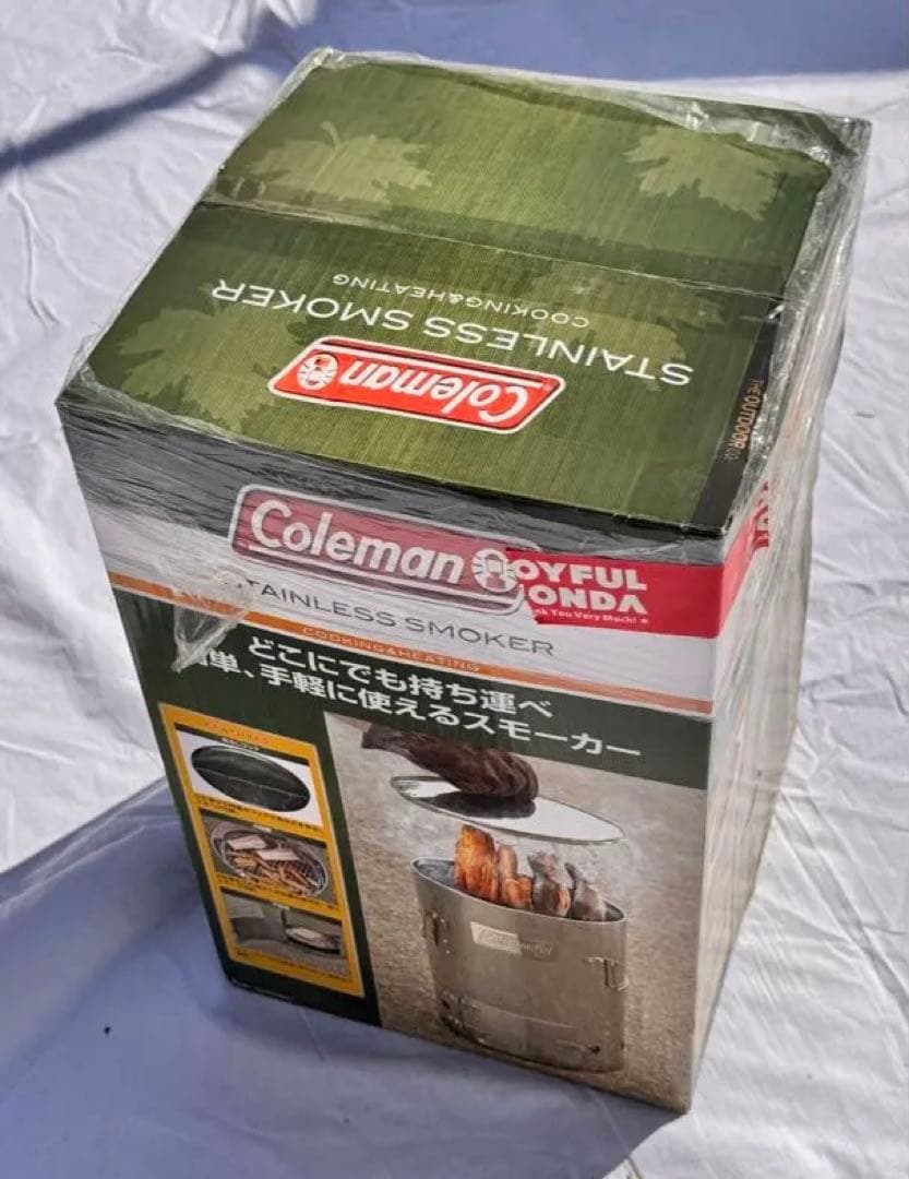 【未使用品】コールマン ステンレススモーカー 燻製器 Coleman