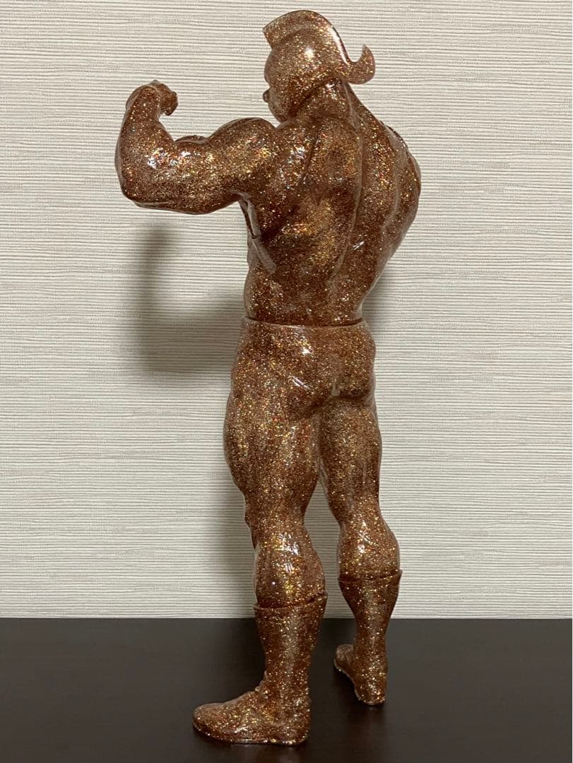 レアCCPキン肉マン40cmビッグソフビ金ラメキン消しダイキャストキンケシスグル