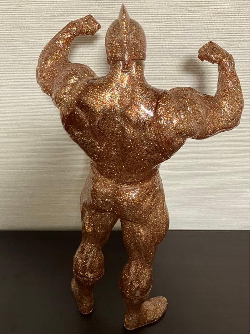 レアCCPキン肉マン40cmビッグソフビ金ラメキン消しダイキャストキンケシスグル