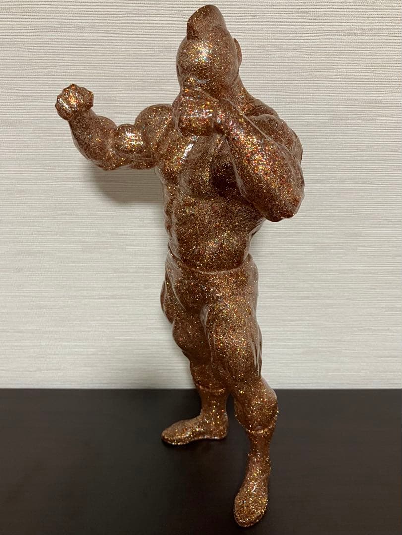 レアCCPキン肉マン40cmビッグソフビ金ラメキン消しダイキャストキンケシスグル