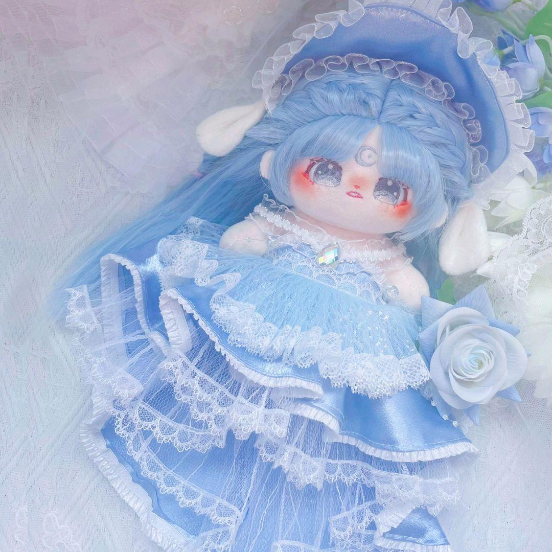 ぬいぐるみ服　20cm　新品　現品着せ替え　ドレス　ワンピース　宮廷　豪華