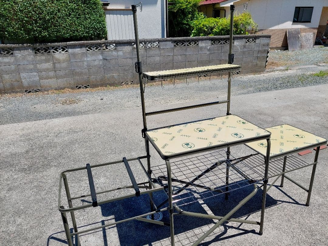 希少　コールマン マルチキッチンテーブルデラックス