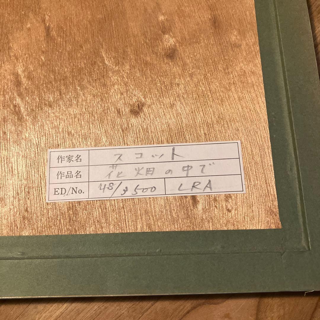 ジェーンウースタースコット　花畑の中で