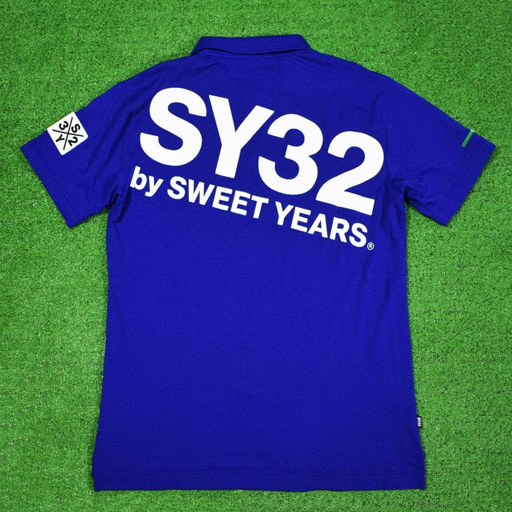 SY32 by SWEET YEARS/ゴルフ ポロシャツ【ブルー/L】超美品！