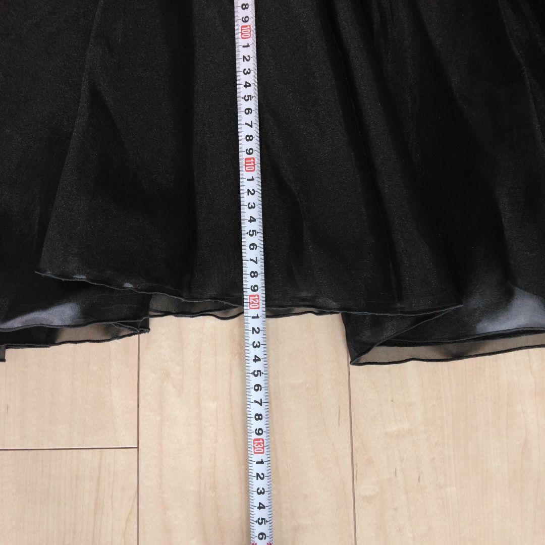 社交ダンス用ドレス 黒 白