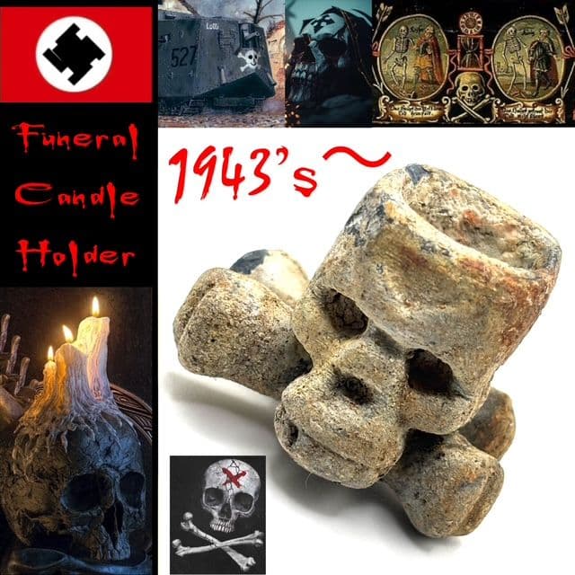 1943’s★ドイツ国防軍陸軍兵士★弔いの蝋燭立て★ WW2 オカルティズム③