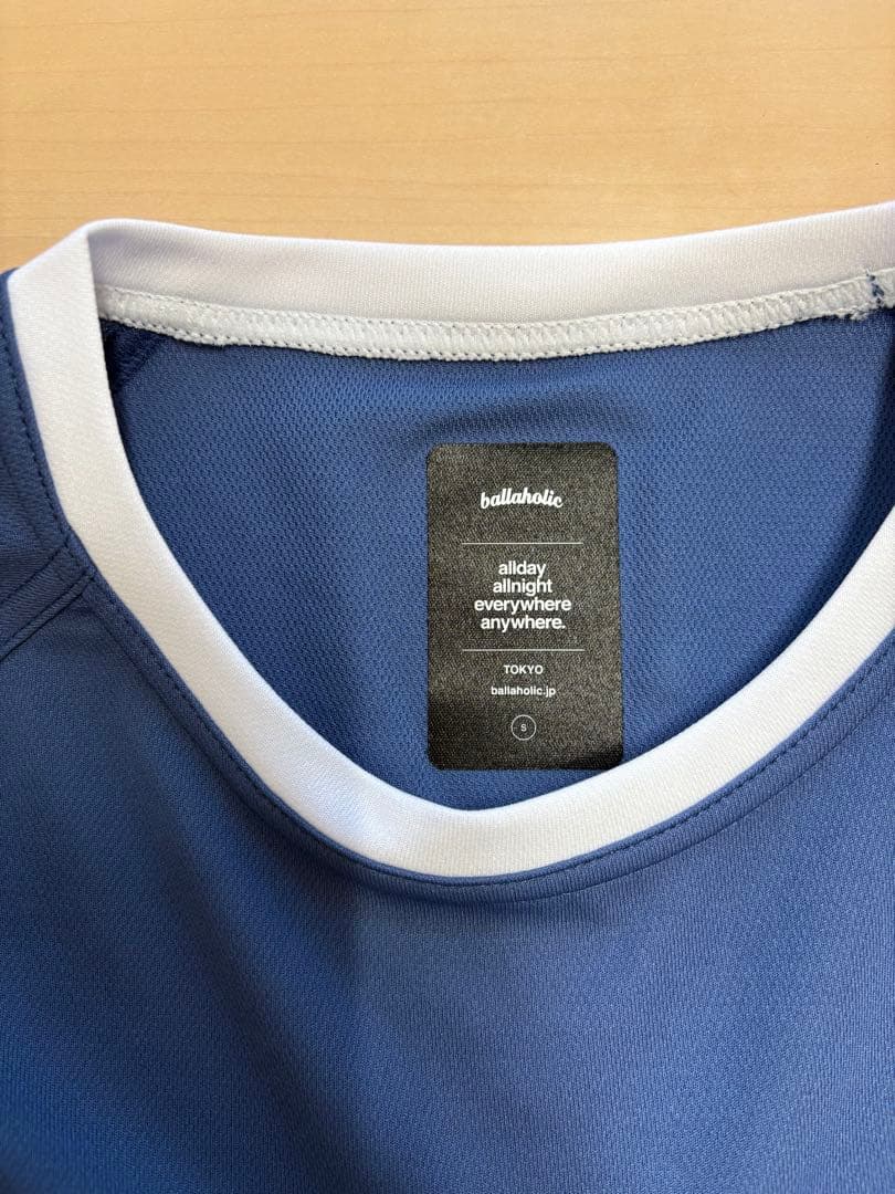 ballaholic ネイビー ラグランスリーブシャツ