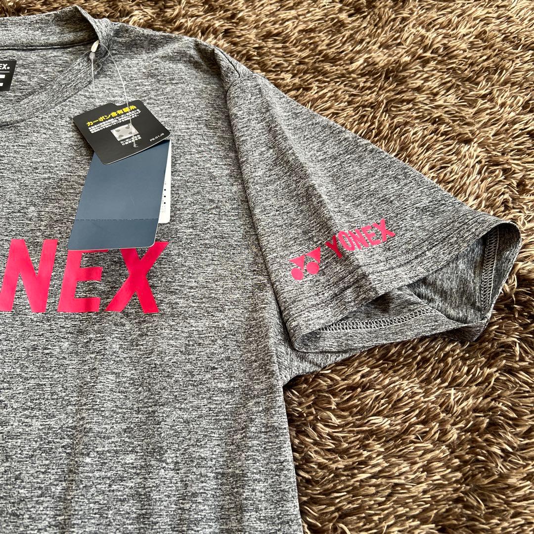 新品未使用タグ付き　YONEX ヨネックス　テニスウェア　半袖Tシャツ　ロゴ入り