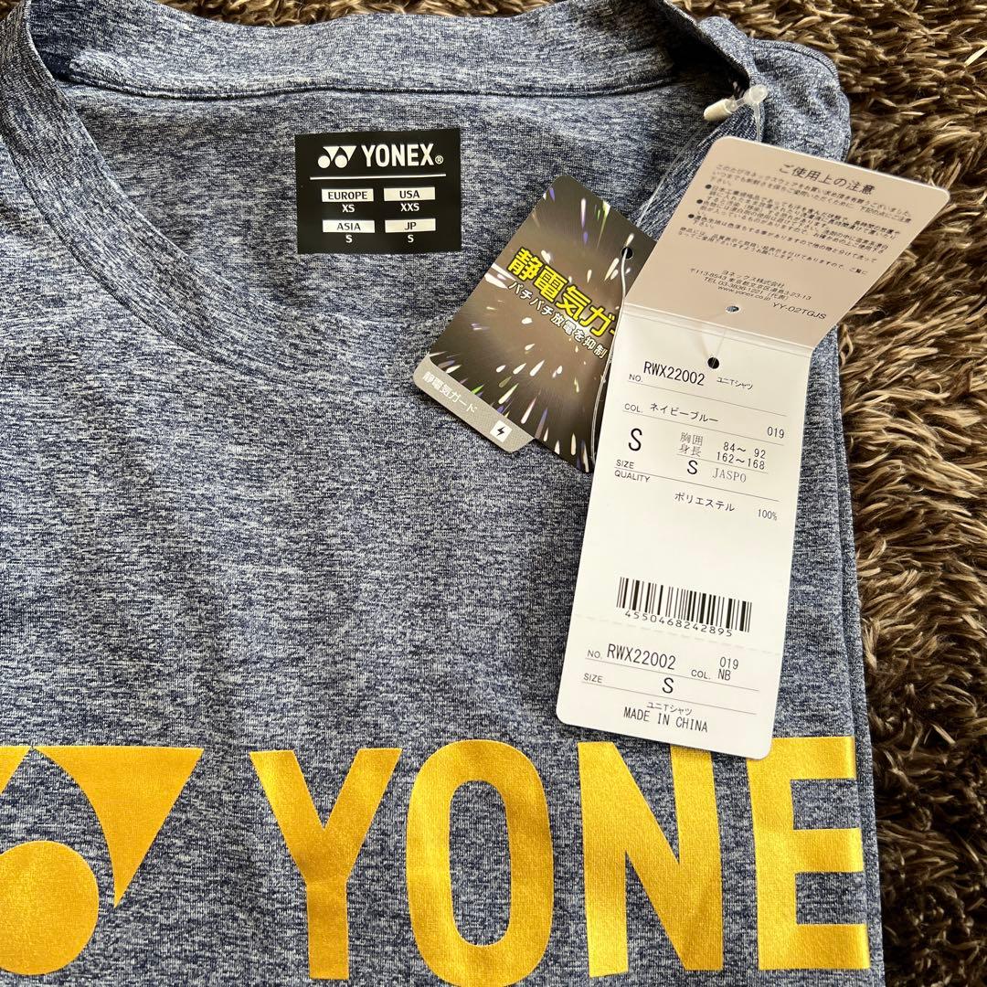 新品未使用タグ付き　YONEX ヨネックス　テニスウェア　半袖Tシャツ　ロゴ入り