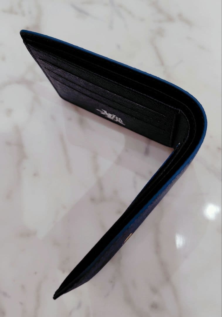 アニマル柄☆二つ折り財布☆ネイビー☆LOUISVUITTON☆ノベルティ