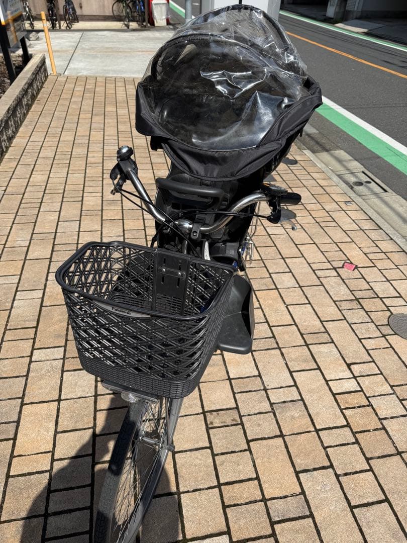 【目黒本町 引取り限定】Panasonic電動アシスト自転車 チャイルドシート付