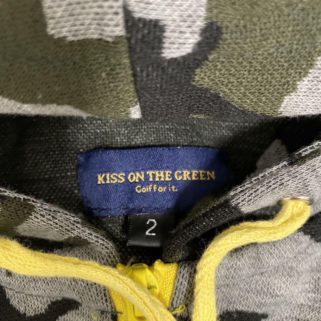 キスオンザグリーン 迷彩柄セットアップ パーカー スカート カモフラ柄 ゴルフ