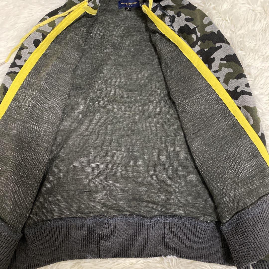 キスオンザグリーン 迷彩柄セットアップ パーカー スカート カモフラ柄 ゴルフ