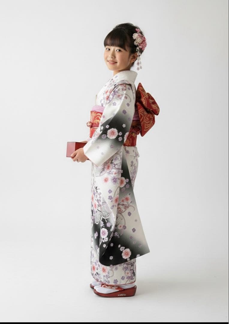 七五三　正絹　四つ身祝い着