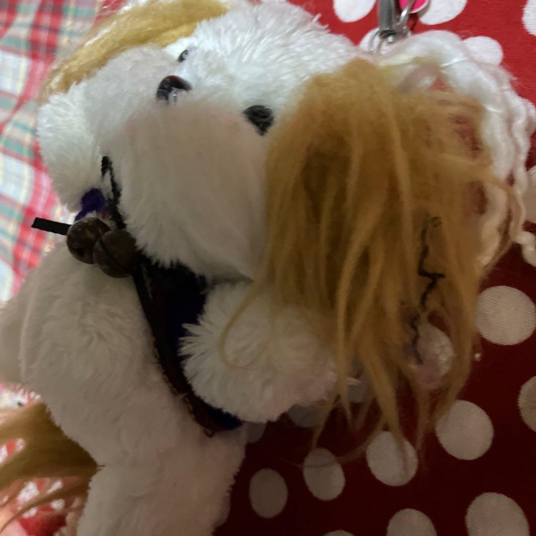 犬ぬいぐるみ シーズー鈴付き 約15cmヤクルトshe'sシーズ　懸賞　非売品