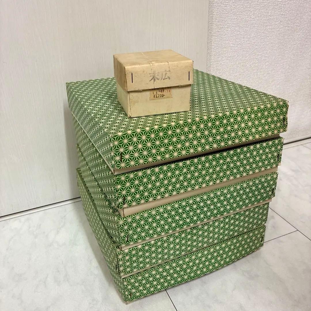 値下げ中！松花堂弁当箱　5セット　ご飯形付き　漆工芸品