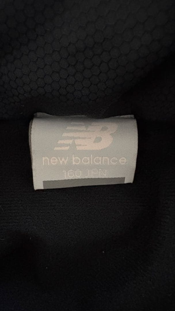 New Balance ベンチコート 160 JPN ブラック 使用感少なめ